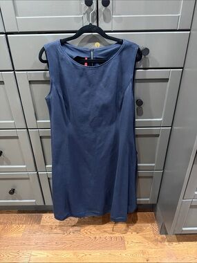 SPANX Navy Sleeveless A-Line Dress